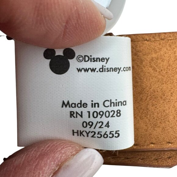 Disney Hidden double mickey mouse status womens belt size medium brown NWT - Picture 4 of 6